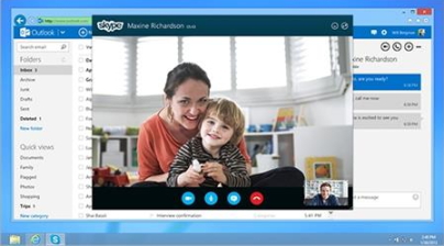 SkypeがOutlook.comで利用可能