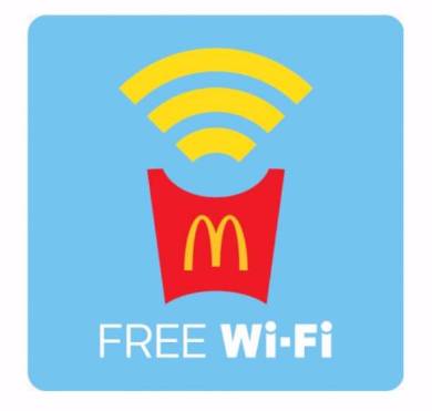 マクドナルドFREE Wi-Fi