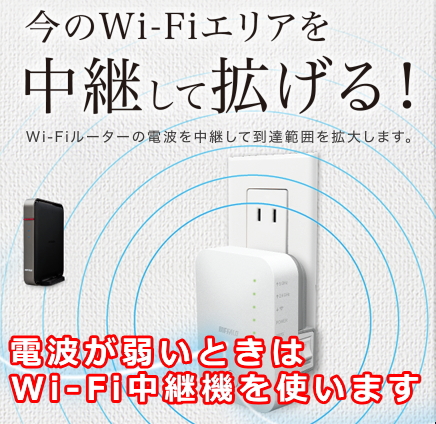 Wi-Fi中継機